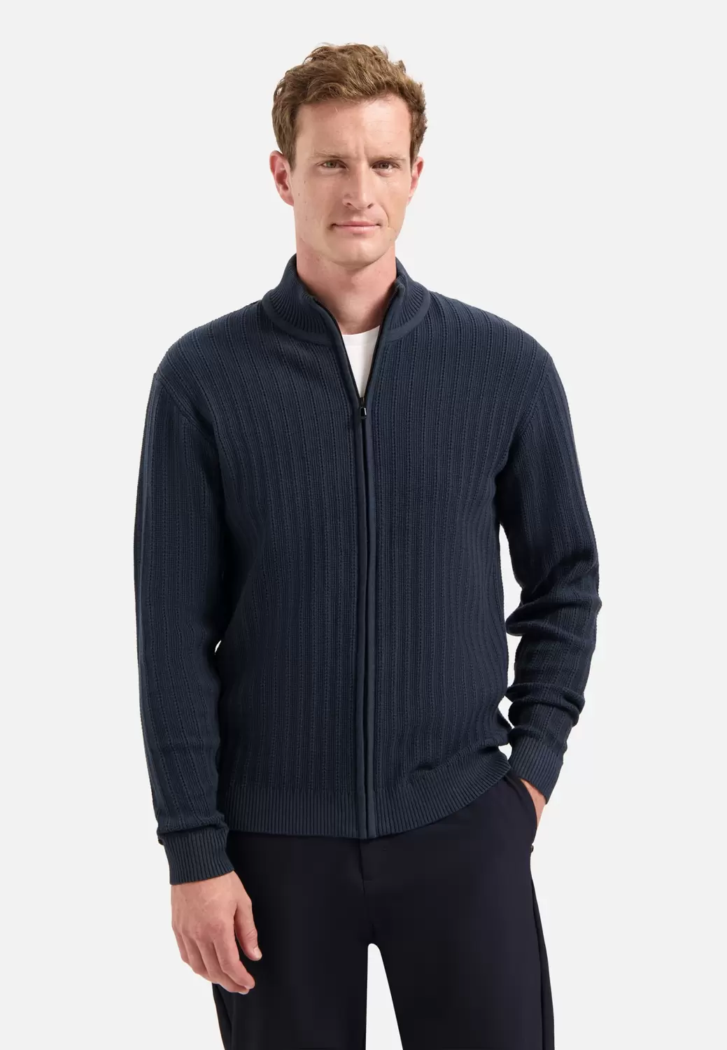 Cardigan Full Zip Relief