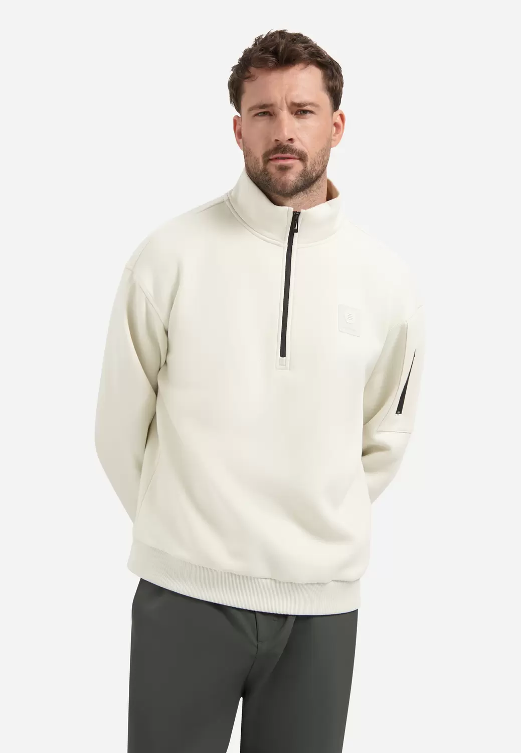 XXL Sweater Half Zip male