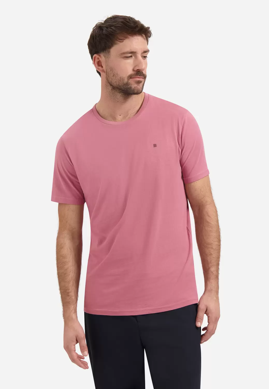 T-Shirt Crewneck Solid Basic male