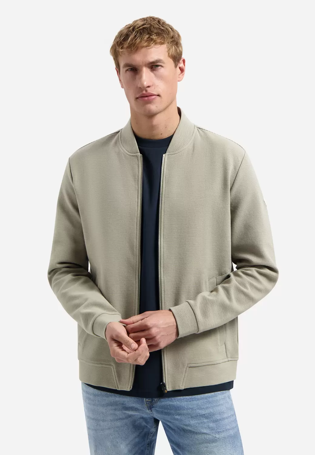 XL Sweater Full Zipper Relief male