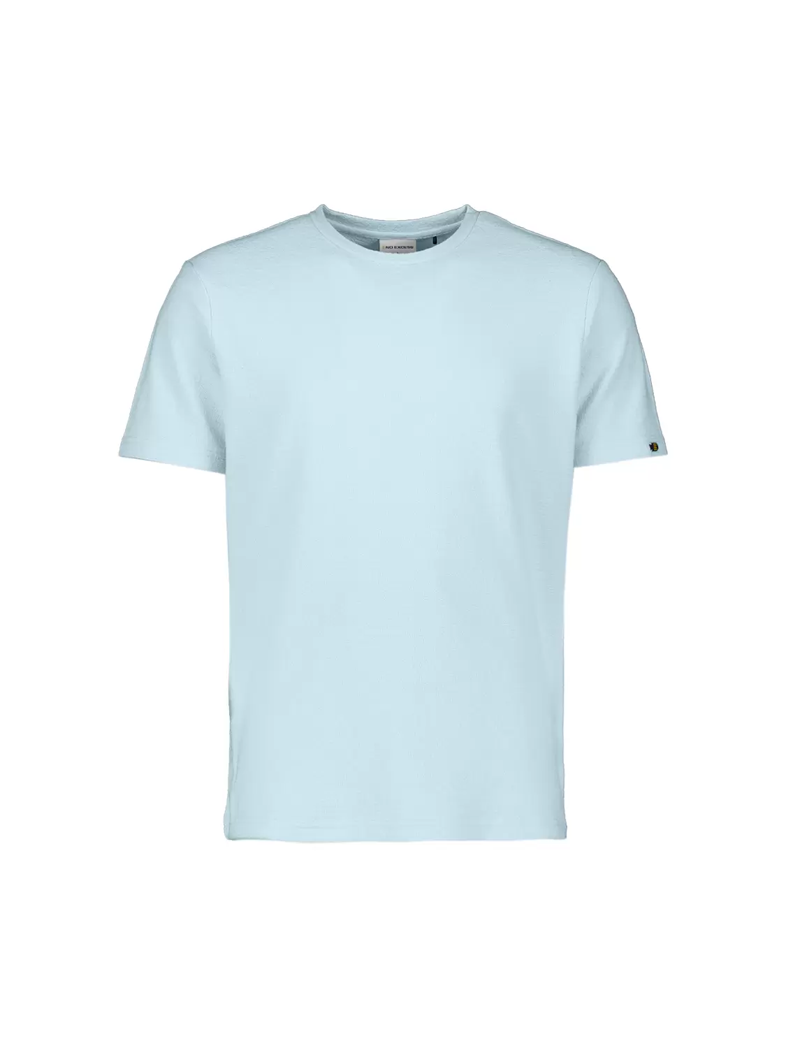 T-Shirt Crewneck Solid Jacquard