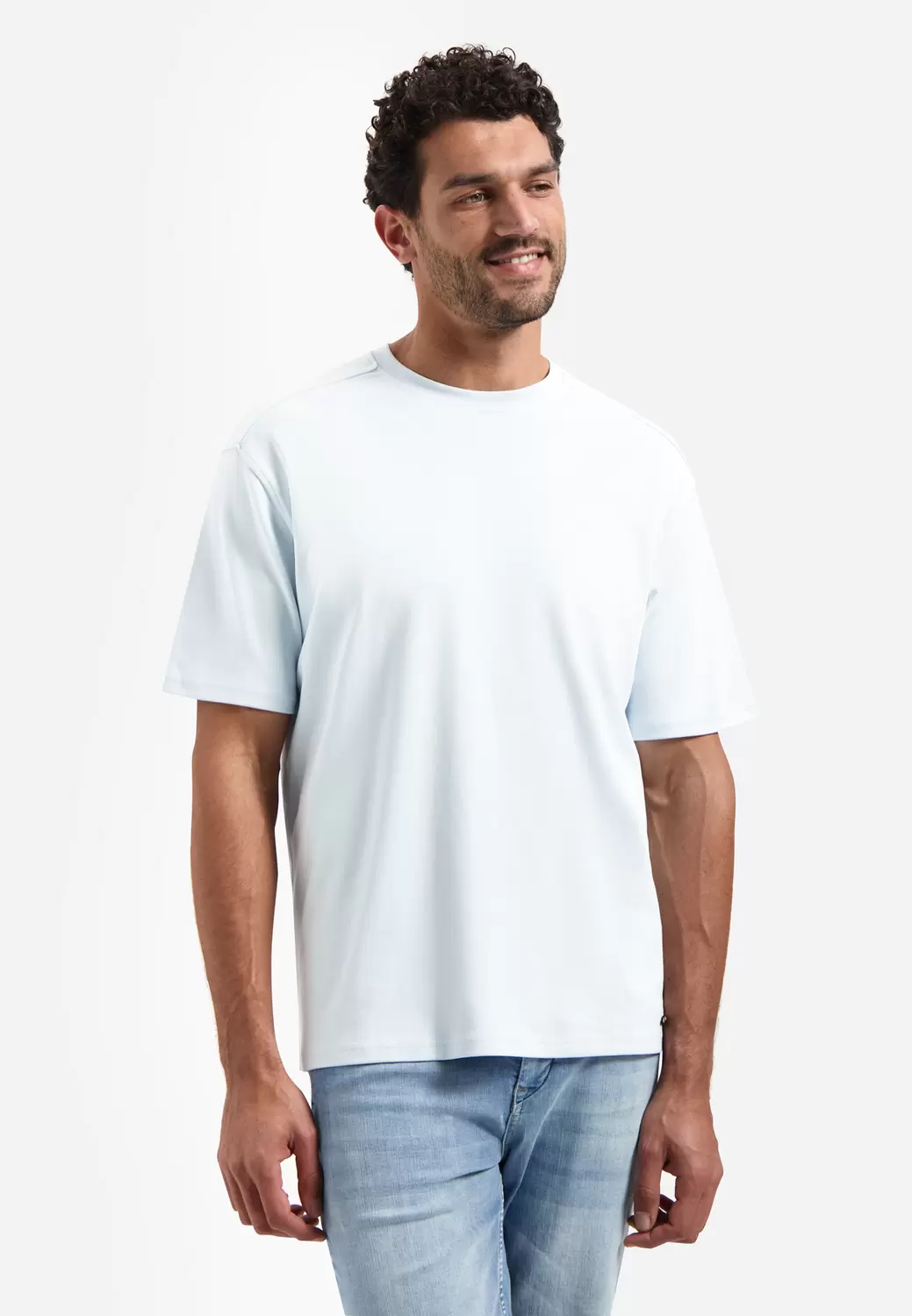 T-Shirt Crewneck Solid Heavy Interl male