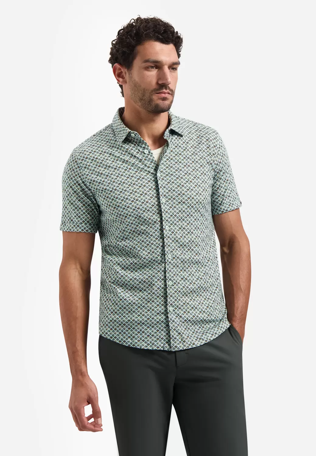 Shirt Short Sleeve Jersey Allover P