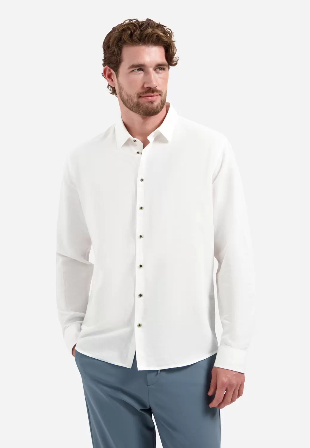 Shirt With Linen