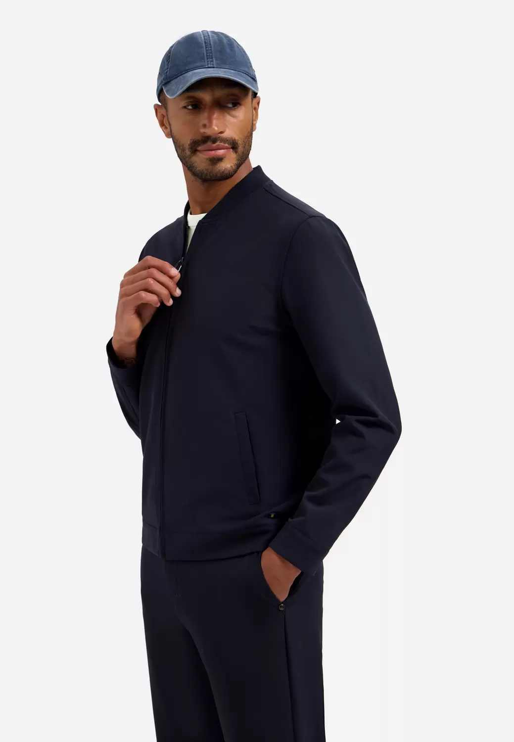 Jacket Shirt College Collar Full Zi male