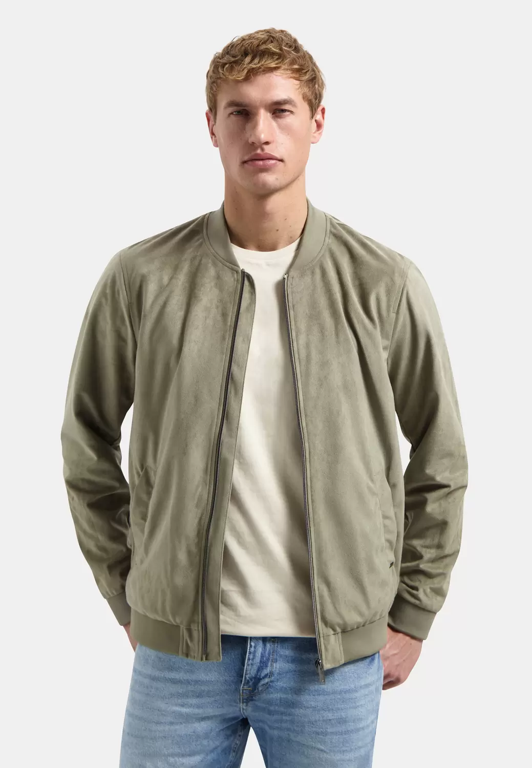 Jacket Short Fake Suede male