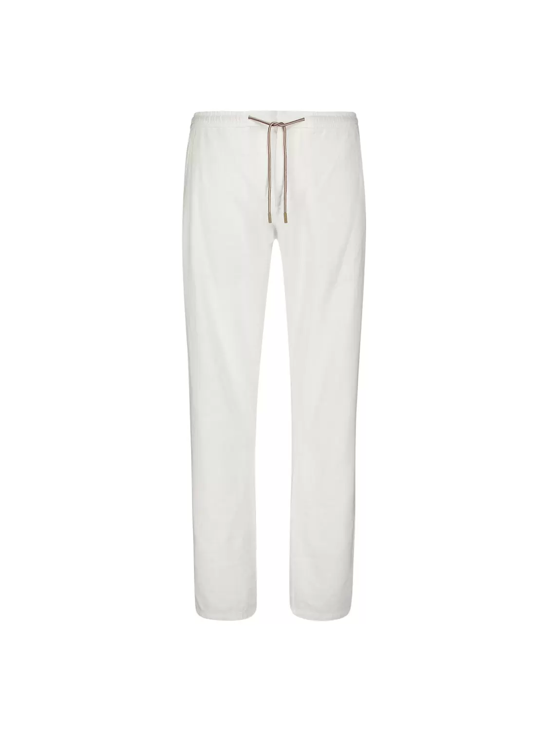 Pants With Linen Garment Dyed
