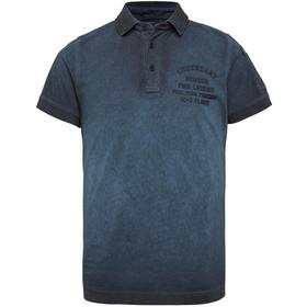 Short sleeve polo light pique cold dye