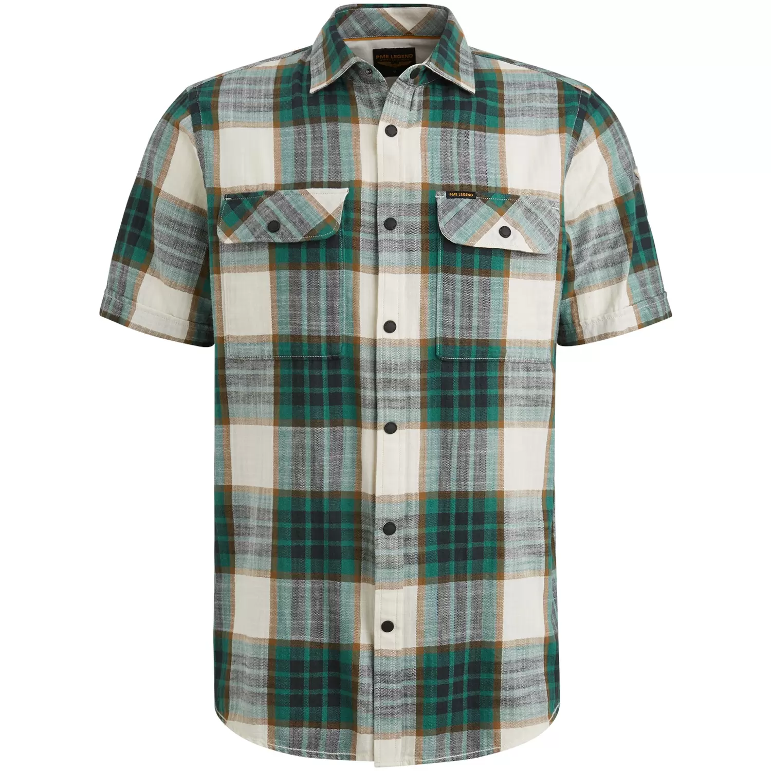 Ctn Slub Herringbone Check Esben