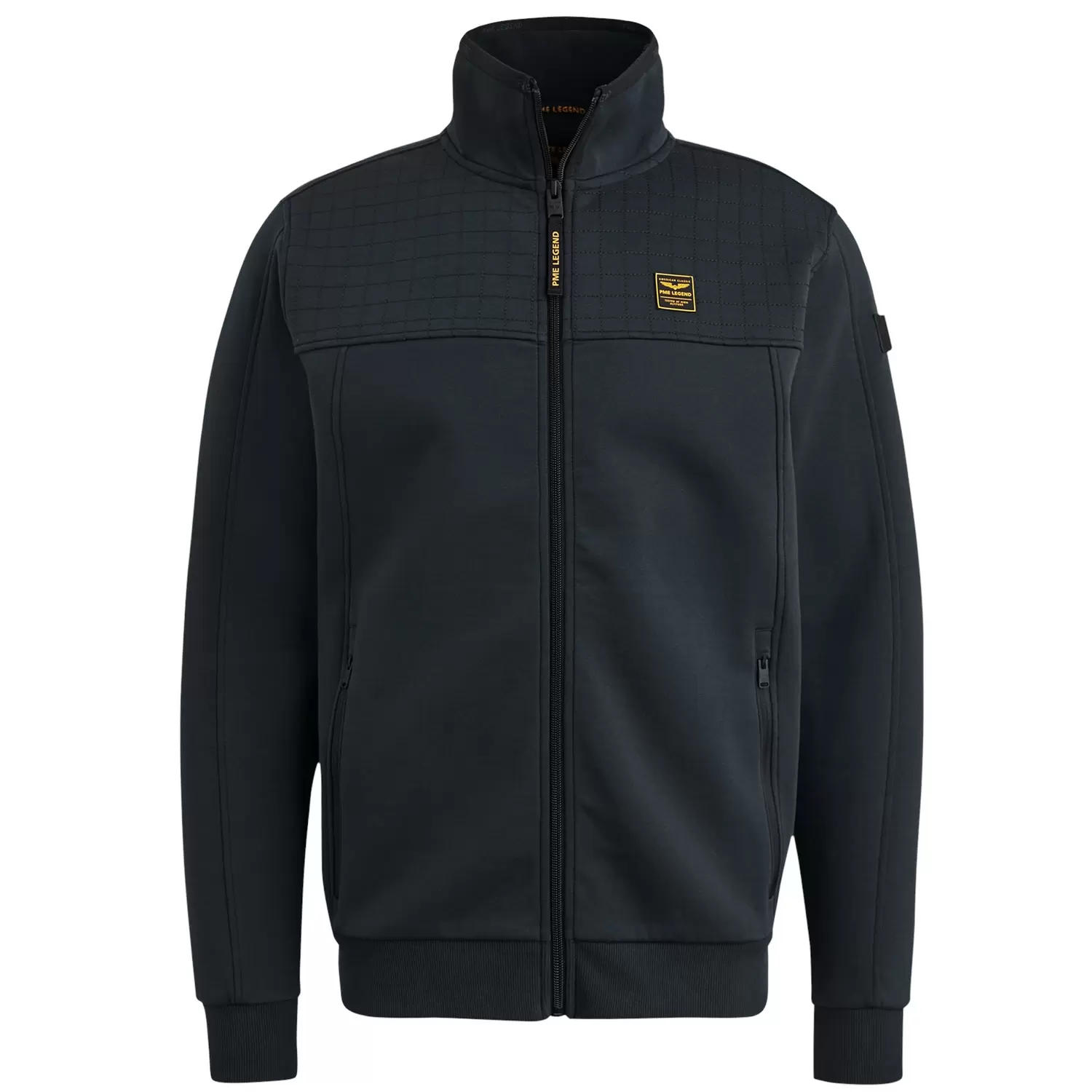 Zip jacket spacer look sweat male