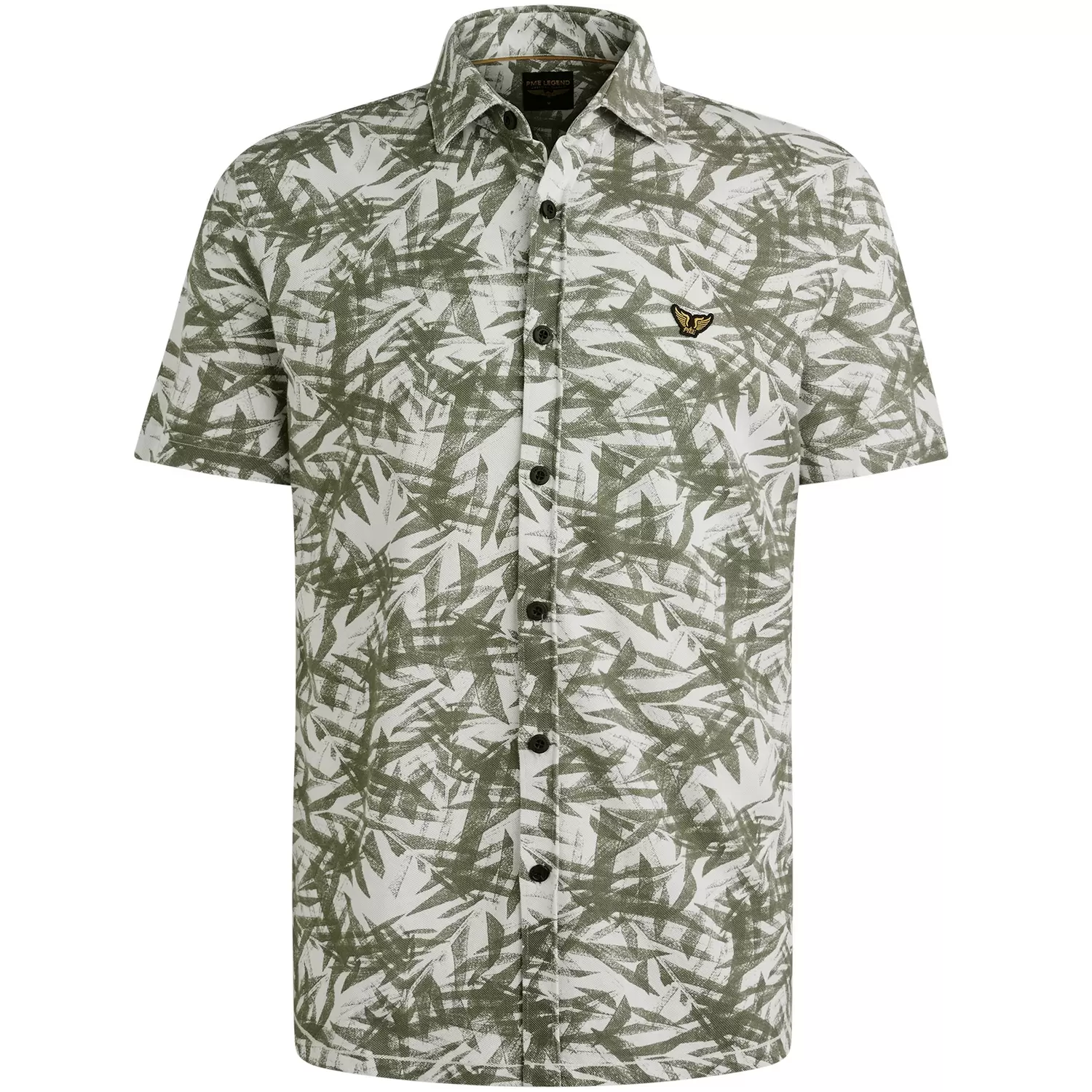 Jersey Pique Print Leaf