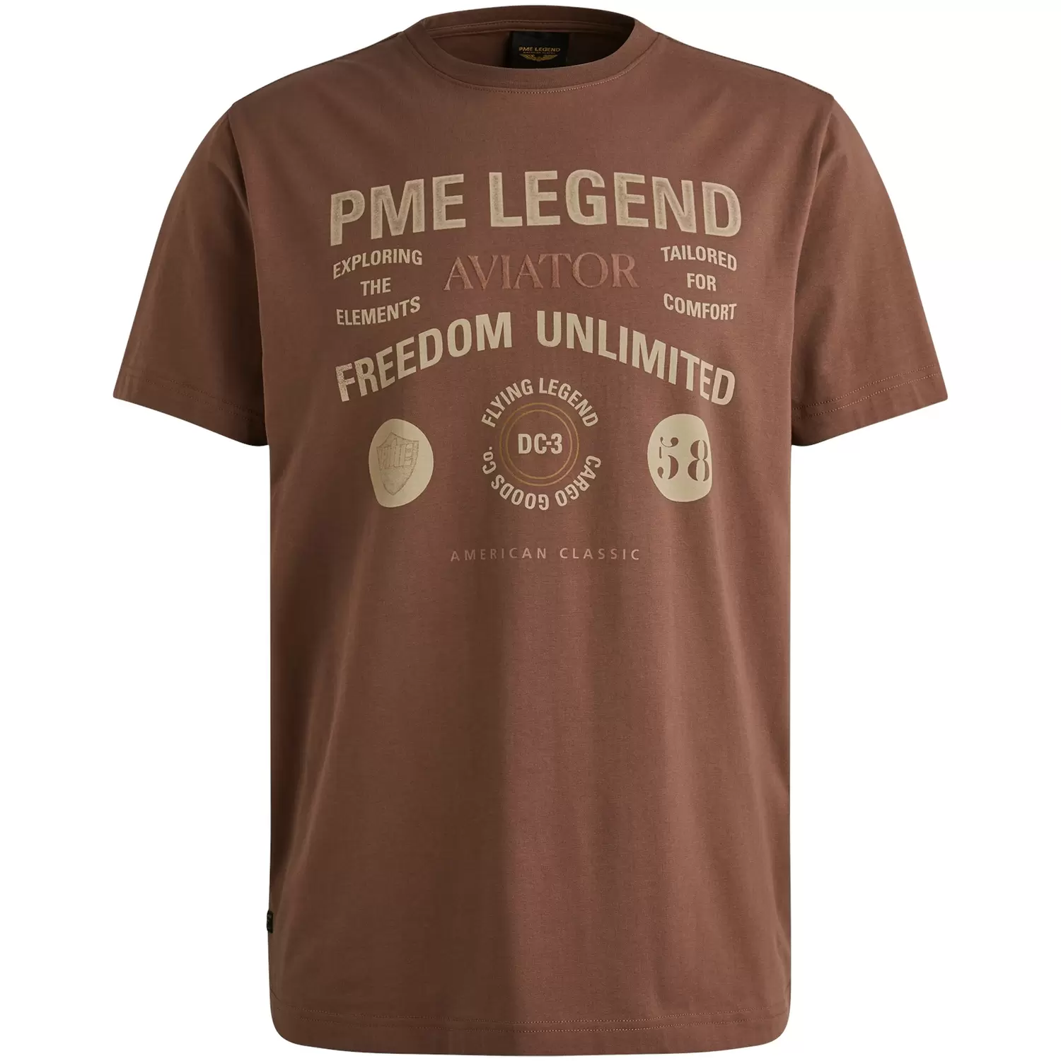 Short sleeve r-neck cotton elastan male