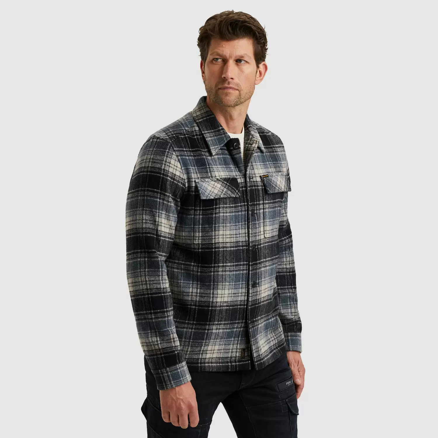 Shirtjacket 1 Woolblend Check male