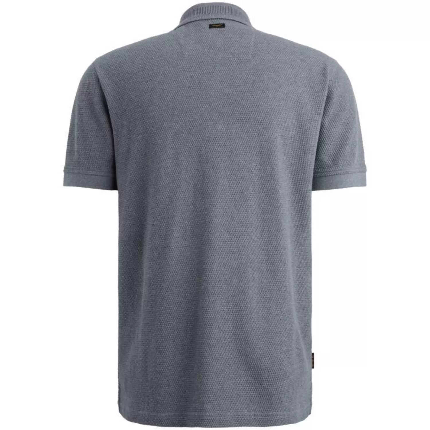 Poloshirt mit Struktur und Rippbündchen