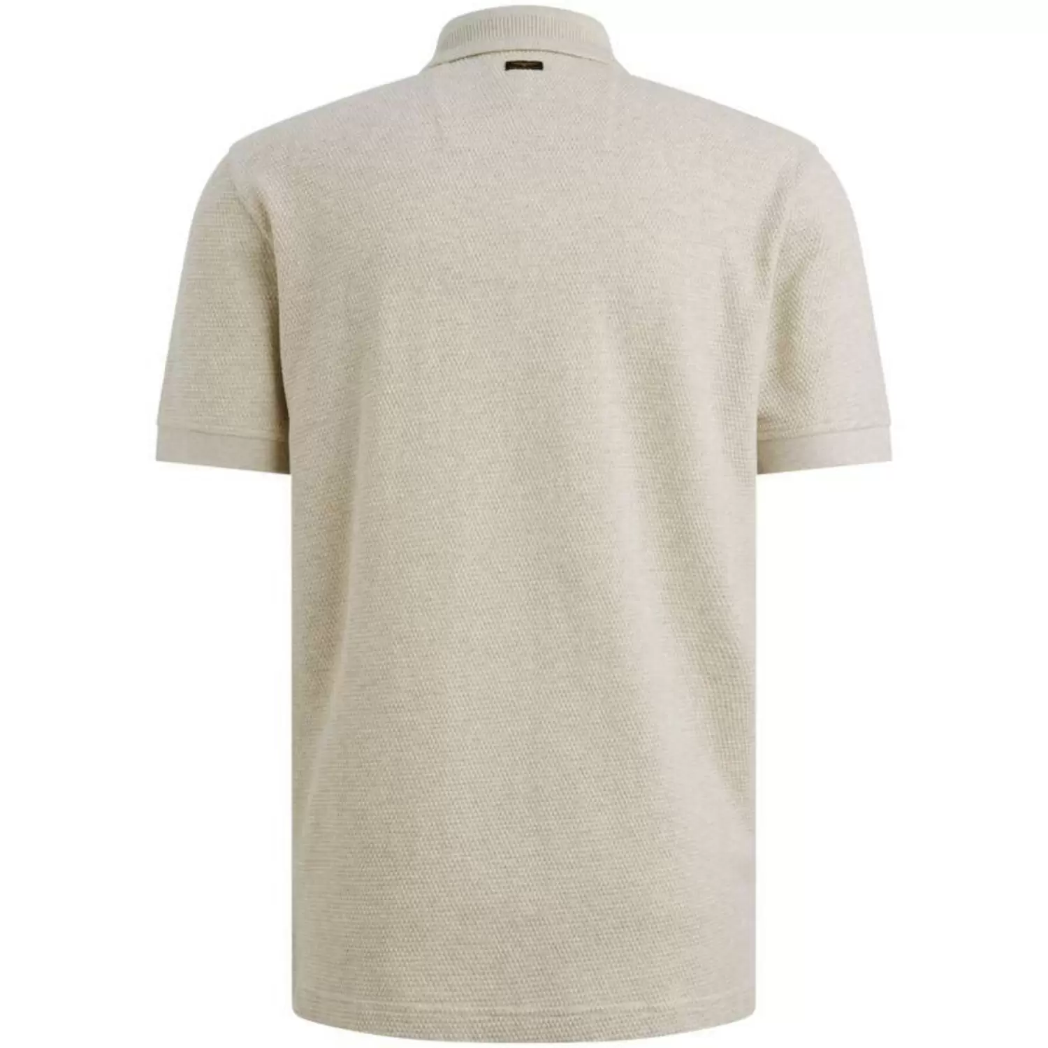 Poloshirt mit Struktur und Rippbündchen