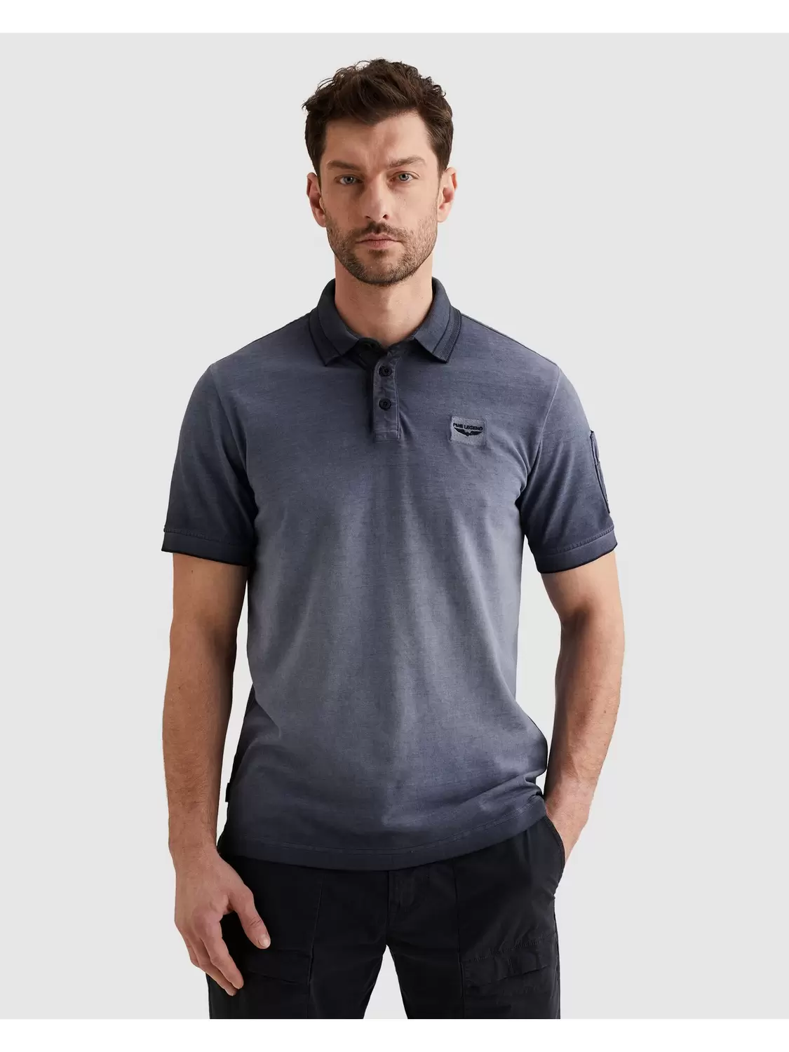 Poloshirt cold dye pique