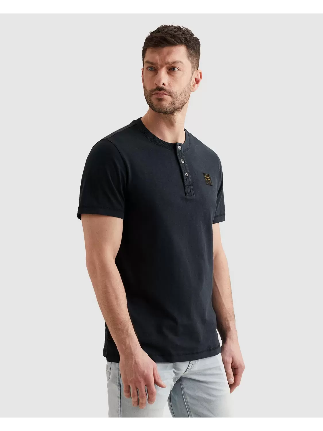 Slub jersey henley gd male
