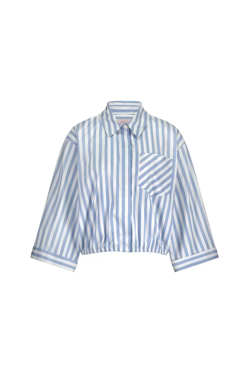 Noleste poplin stripe blouse