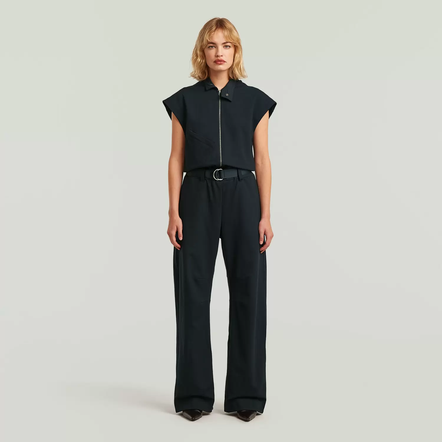 Soft sculpt jumpsuit female