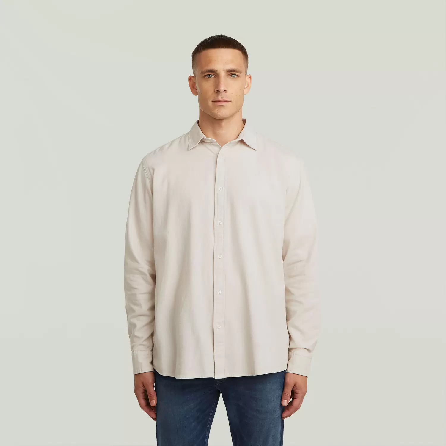 Clean Regular Shirt l-s male