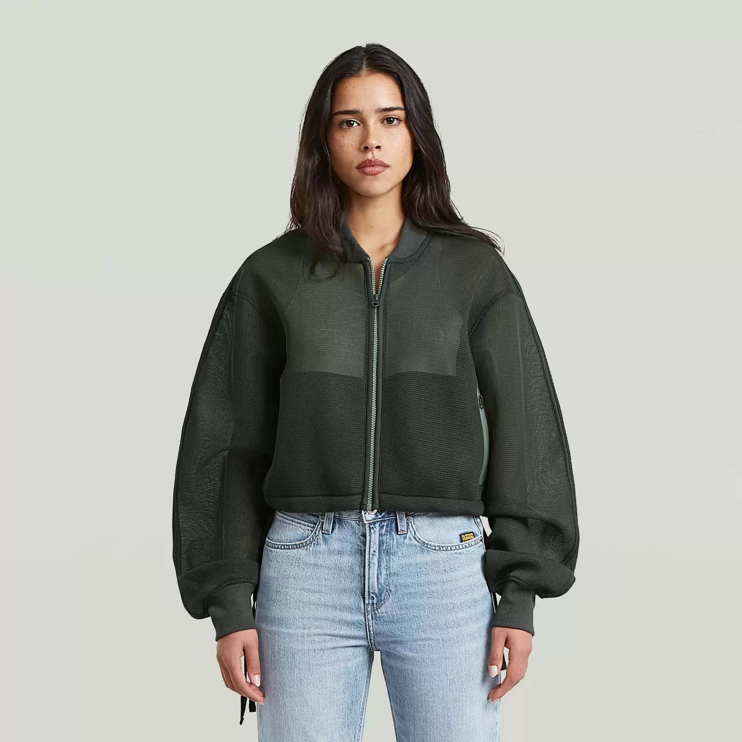 Meshy binding jkt female