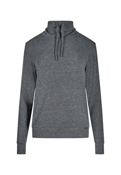 Da. Sweatshirt - S125/black melange