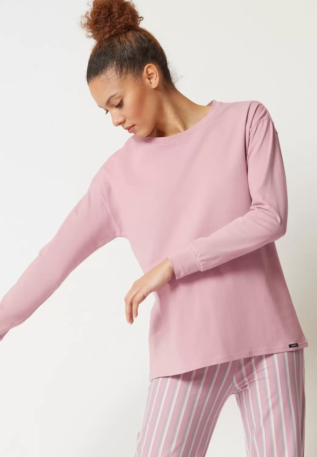 Skiny Damen Shirt langarm Night In Mix & Match