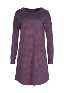Da. Sleepshirt lg. A. - S924/mysterioso dots