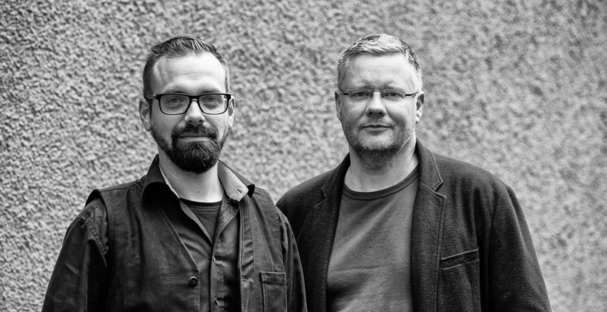 Schwarzweiß Foto von Florian Sochatzy und Marcus Ventzke