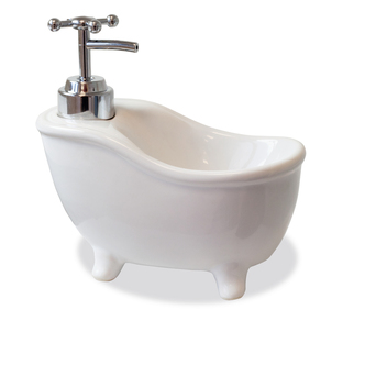 Seifenspender Badewanne Seifendosierer Bath Tub Flüssigseifenspender