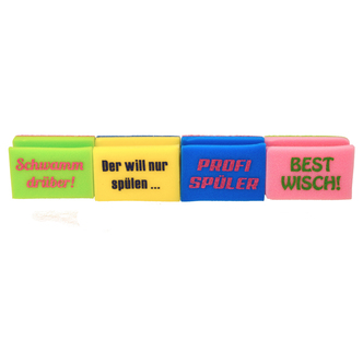 Spülschwamm Profi Spüler Schwamm Topfschwamm Spruch lustig Küchen Abwasch