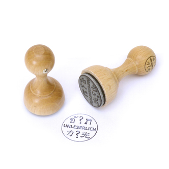 Holzstempel Yin und Yang Stempel Yin /& Yang Bürostempel China Philosophie