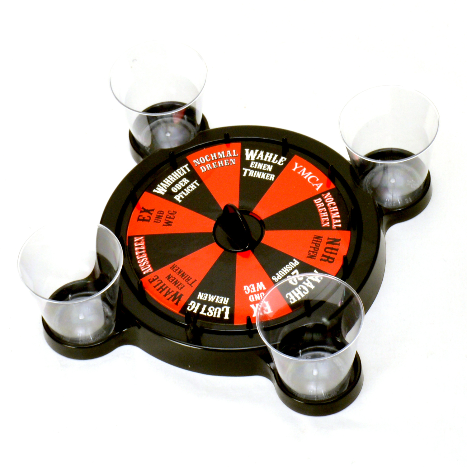 Paladone Shot Roulette Trinkspiel mit Schnapsgl/äsern