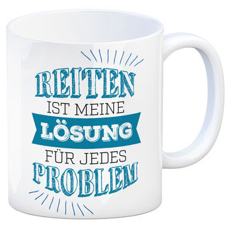 Kaffeepott Tasse weil Superheld kein Beruf ist Ich bin Reitlehrer