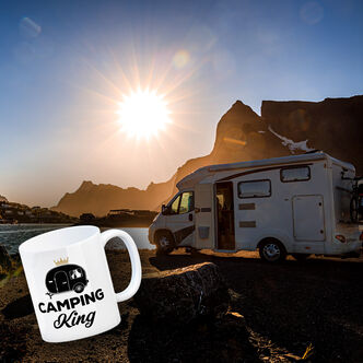 Kaffeebecher Wohnwagen Kaffeetasse Tasse Wohnmobil Zelt Natur Camping King