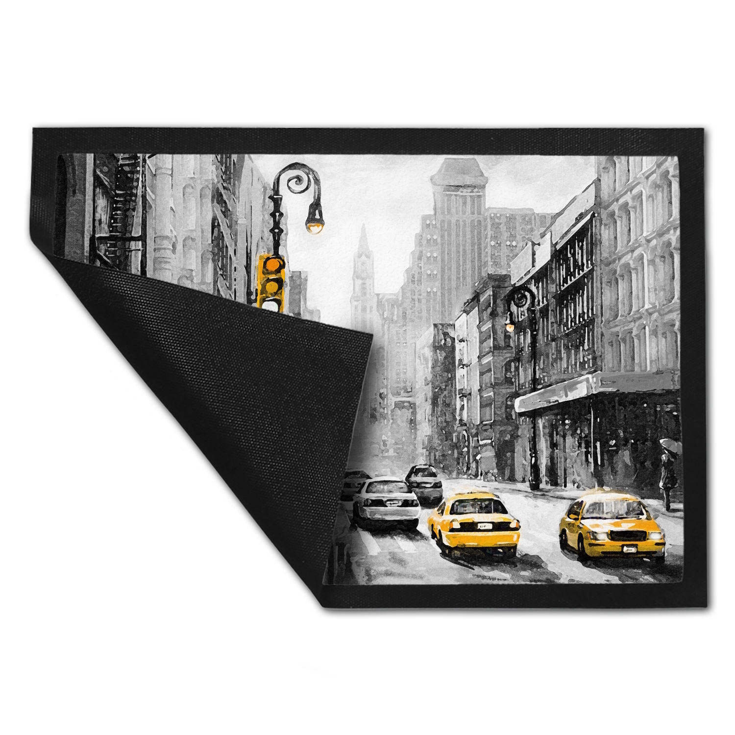 New York City Taxi Fußmatte Fußmatte Fussmatte Fußabtreter Schmutzfangmatte