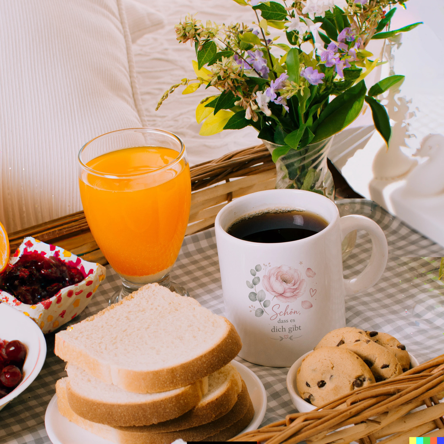 Kaffeebecher Schön - Kaffeetasse mit floralem Motiv Tasse – Ansicht 6