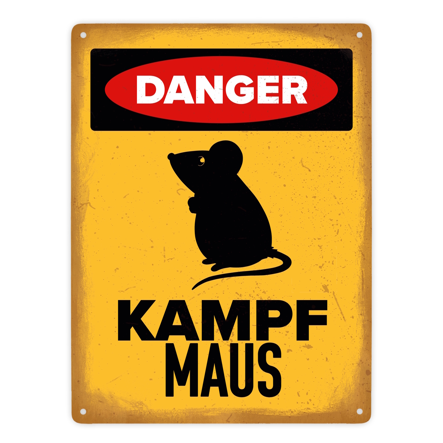 „Beware Of Cougar“ Metallschild | Wetterfestes Alu-Schild Für Garten & Haus | 20,3 X 30,5 Cm