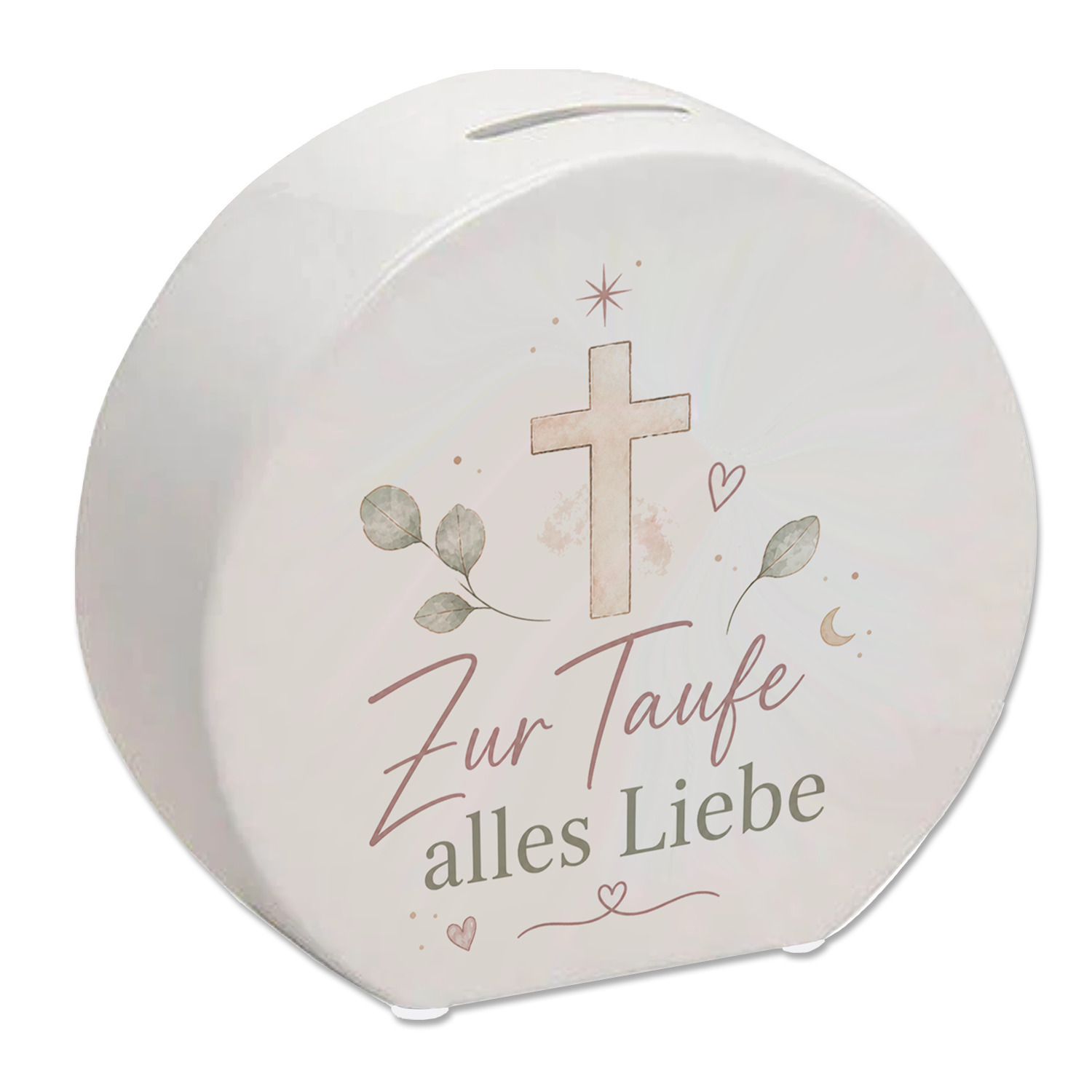 Spardose Zur Taufe alles Liebe - Sparschwein für Taufkinder