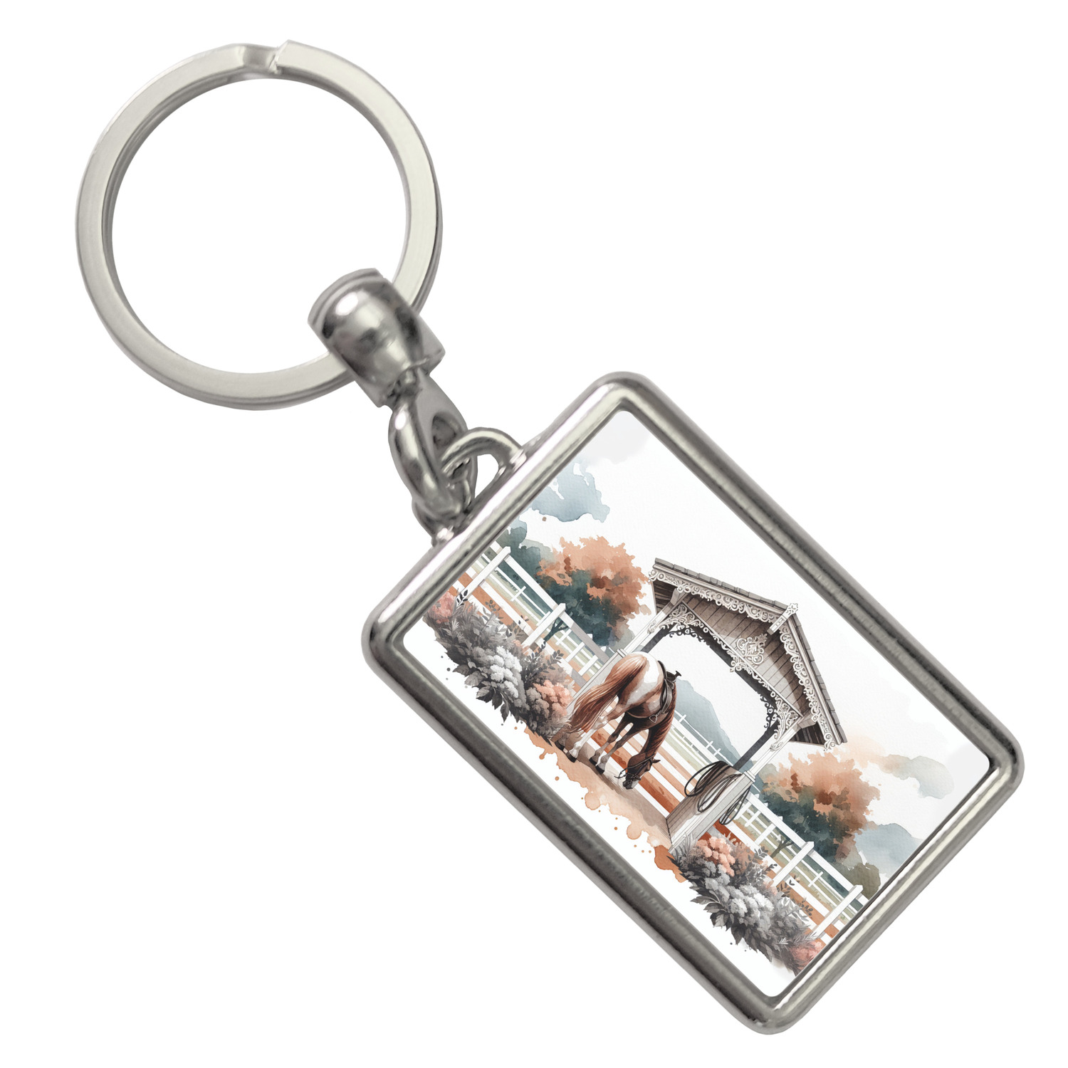 Geschecktes Westernpferd Schlüsselanhänger - Bild 13 von 24