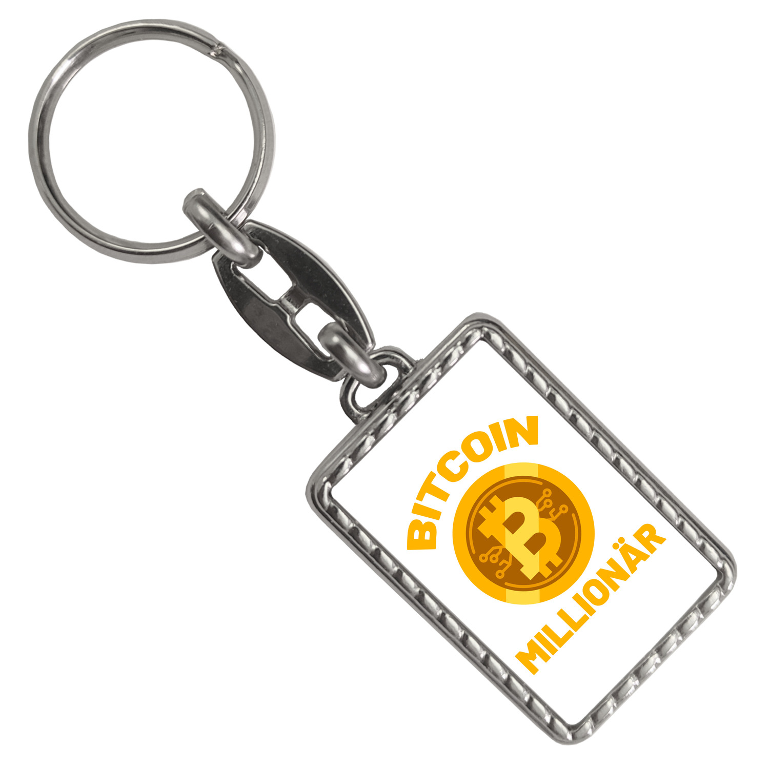 Bitcoin Millionär Kryptowährung Schlüsselanhänger in Weiß | eBay.de