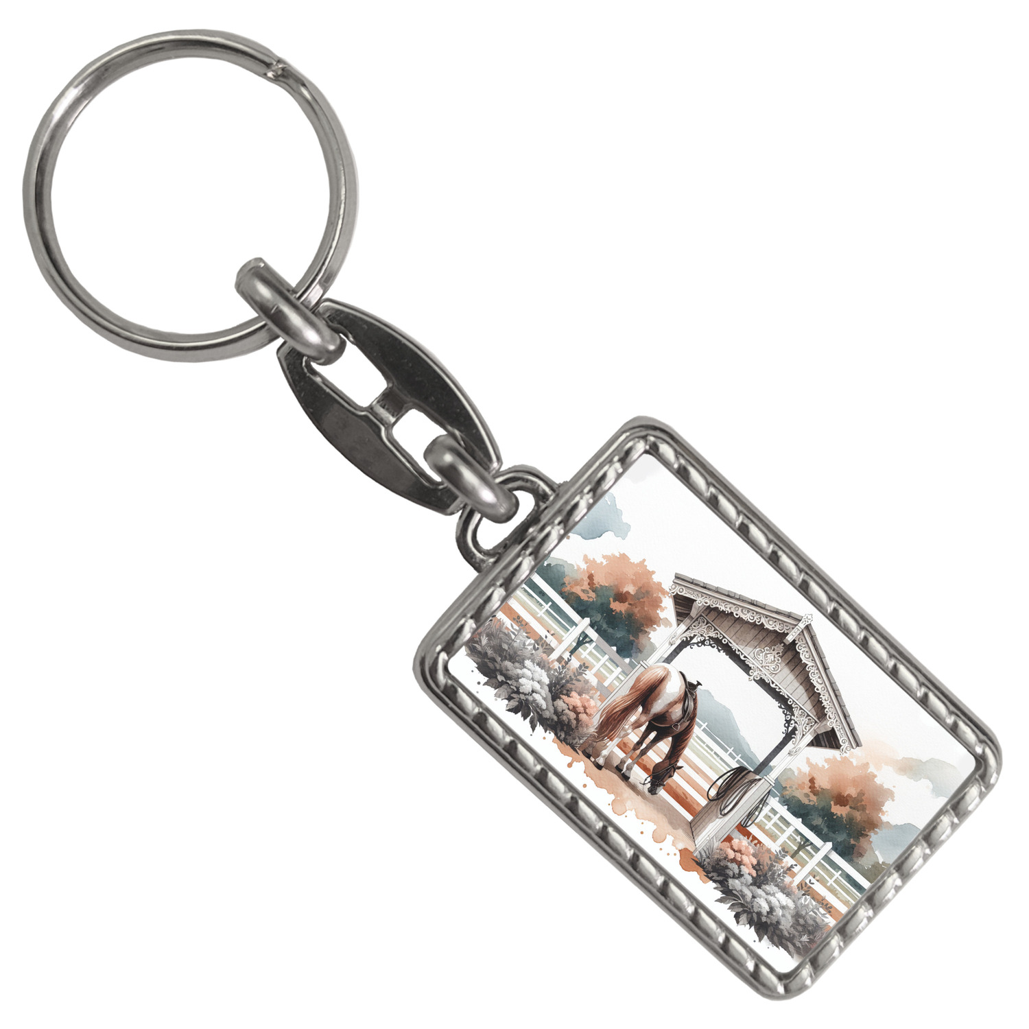 Geschecktes Westernpferd Schlüsselanhänger - Bild 17 von 24