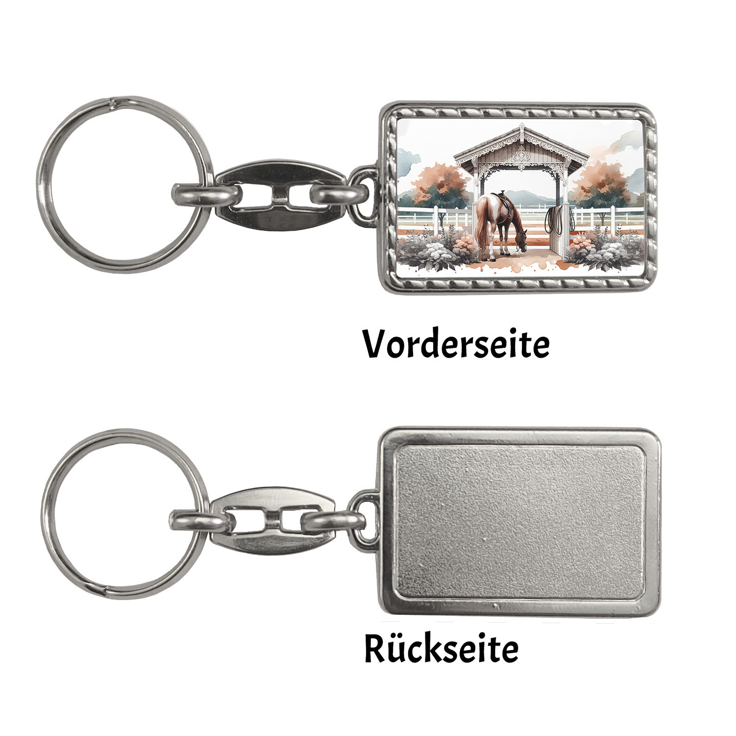 Geschecktes Westernpferd Schlüsselanhänger - Bild 18 von 24