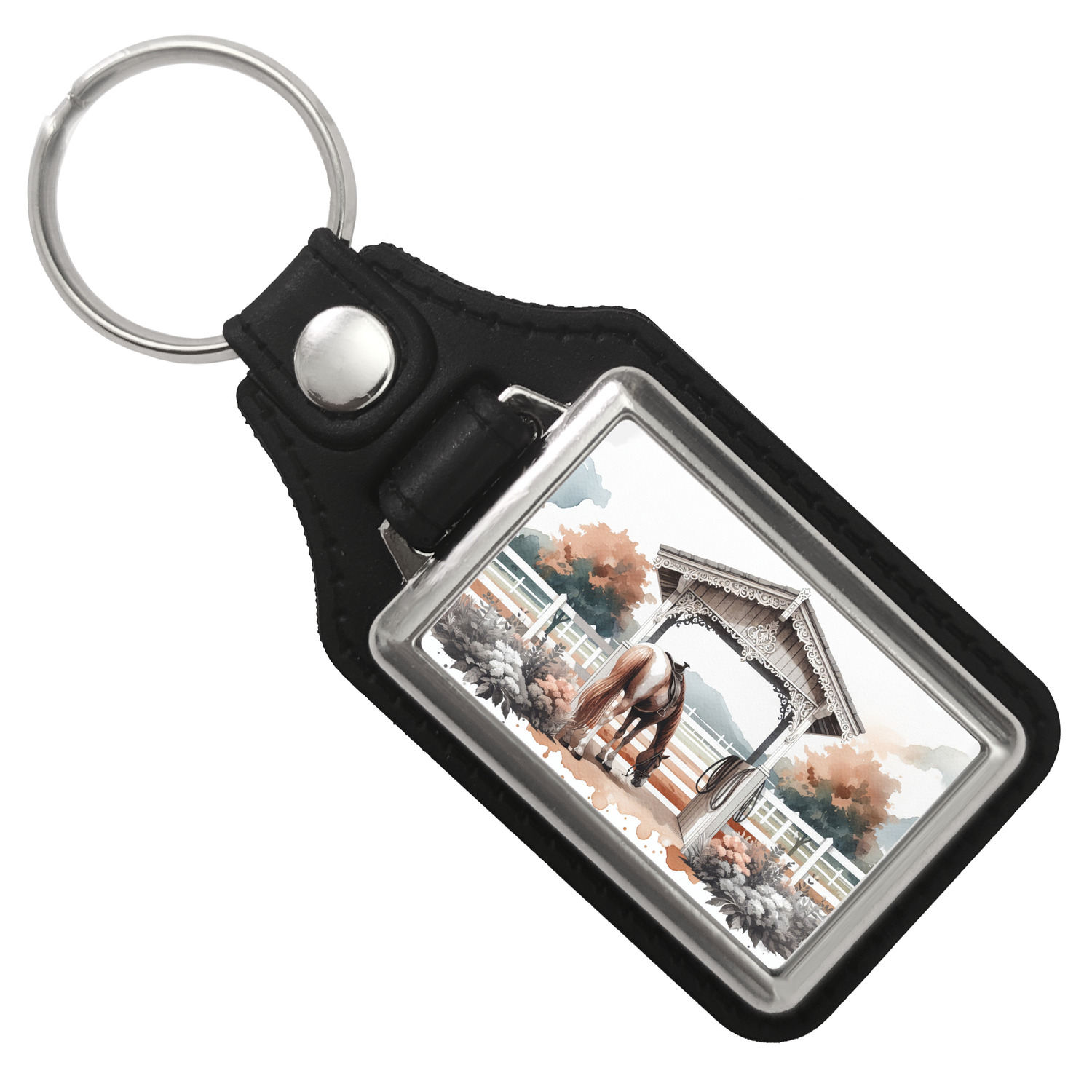 Geschecktes Westernpferd Schlüsselanhänger - Bild 21 von 24