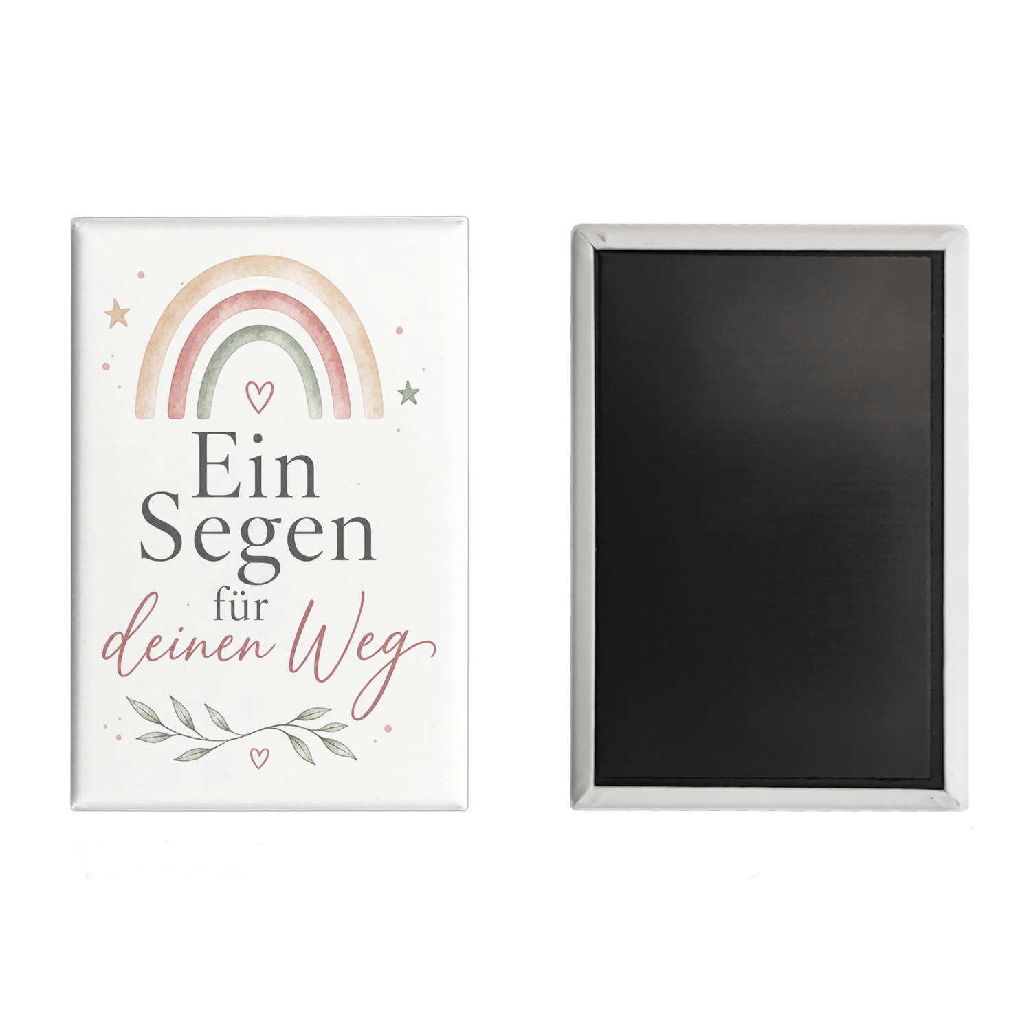 Souvenir Magnet Ein Segen für deinen Weg - Herzmotiv Dekomagnet – Ansicht 2