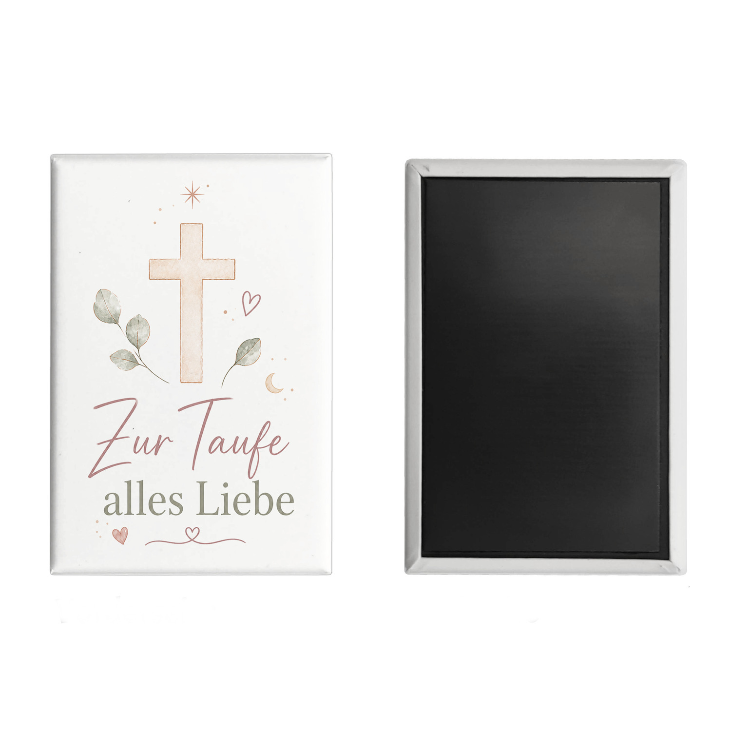 Souvenir Magnet Zur Taufe alles Liebe - christlich Dekomagnet – Ansicht 2