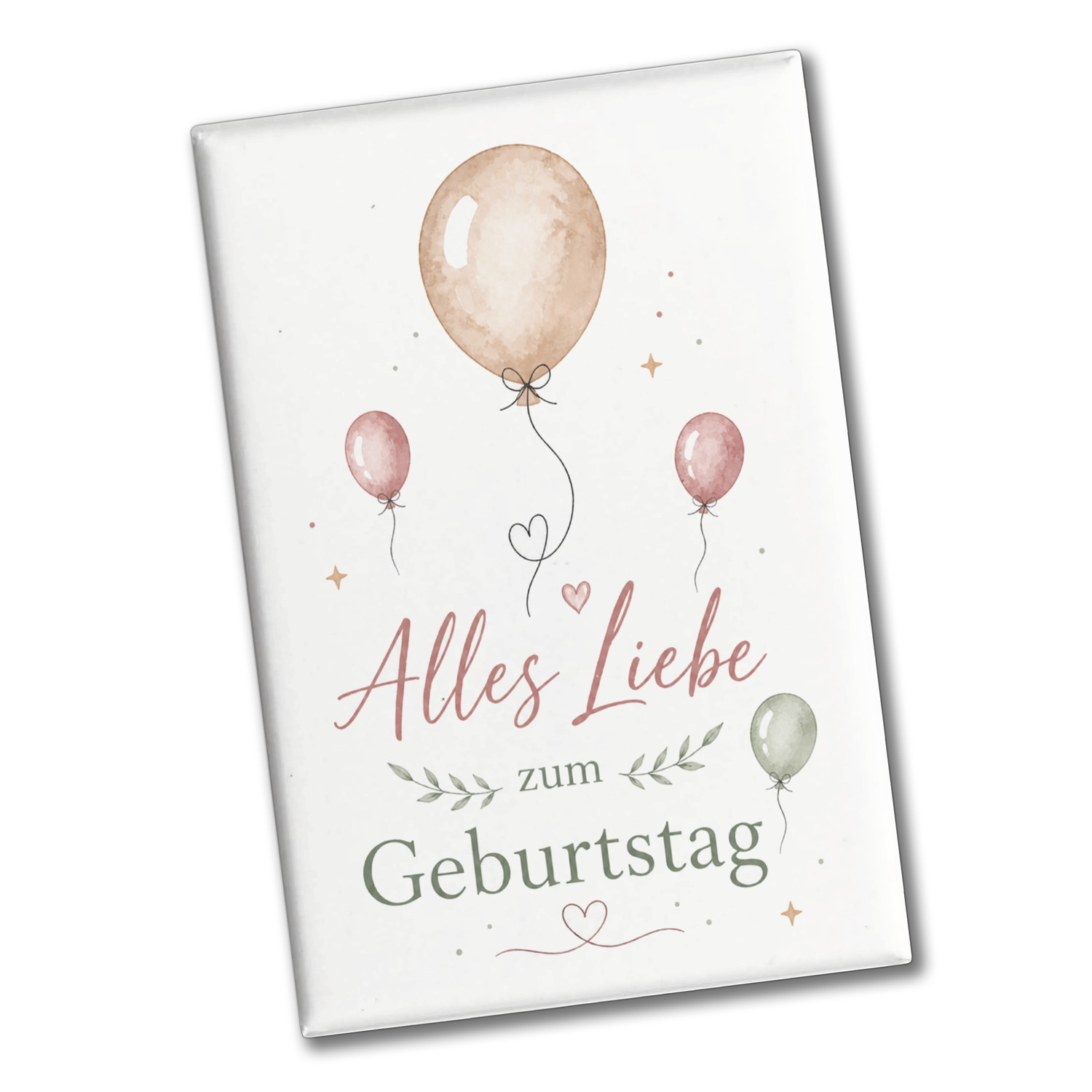 Souvenir Magnet Alles Liebe zum Geburtstag - Ballons Dekomagnet