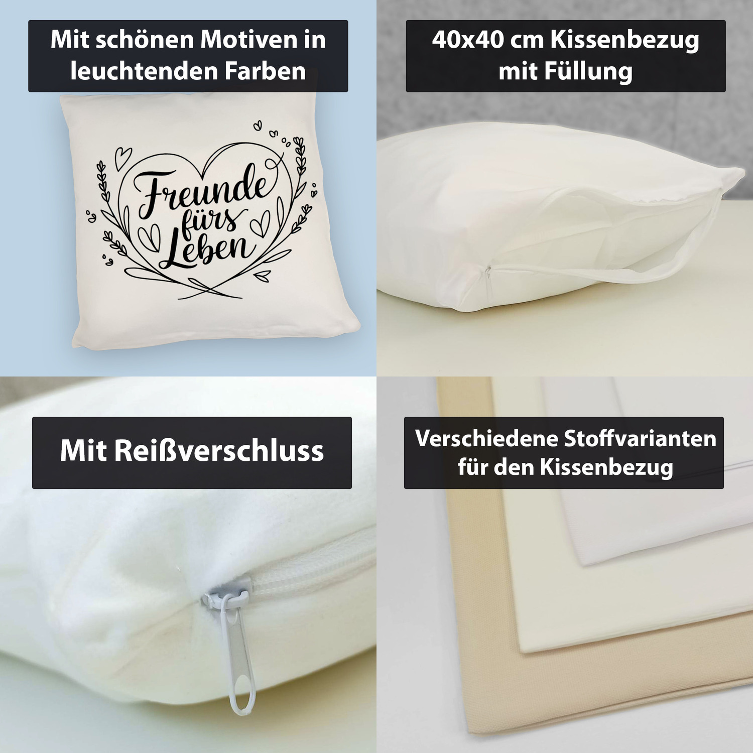 Freunde fürs Leben Kissen Beste Freunde - Bild 28 von 40