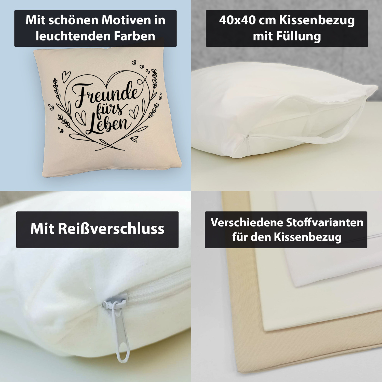 Freunde fürs Leben Kissen Beste Freunde - Bild 36 von 40