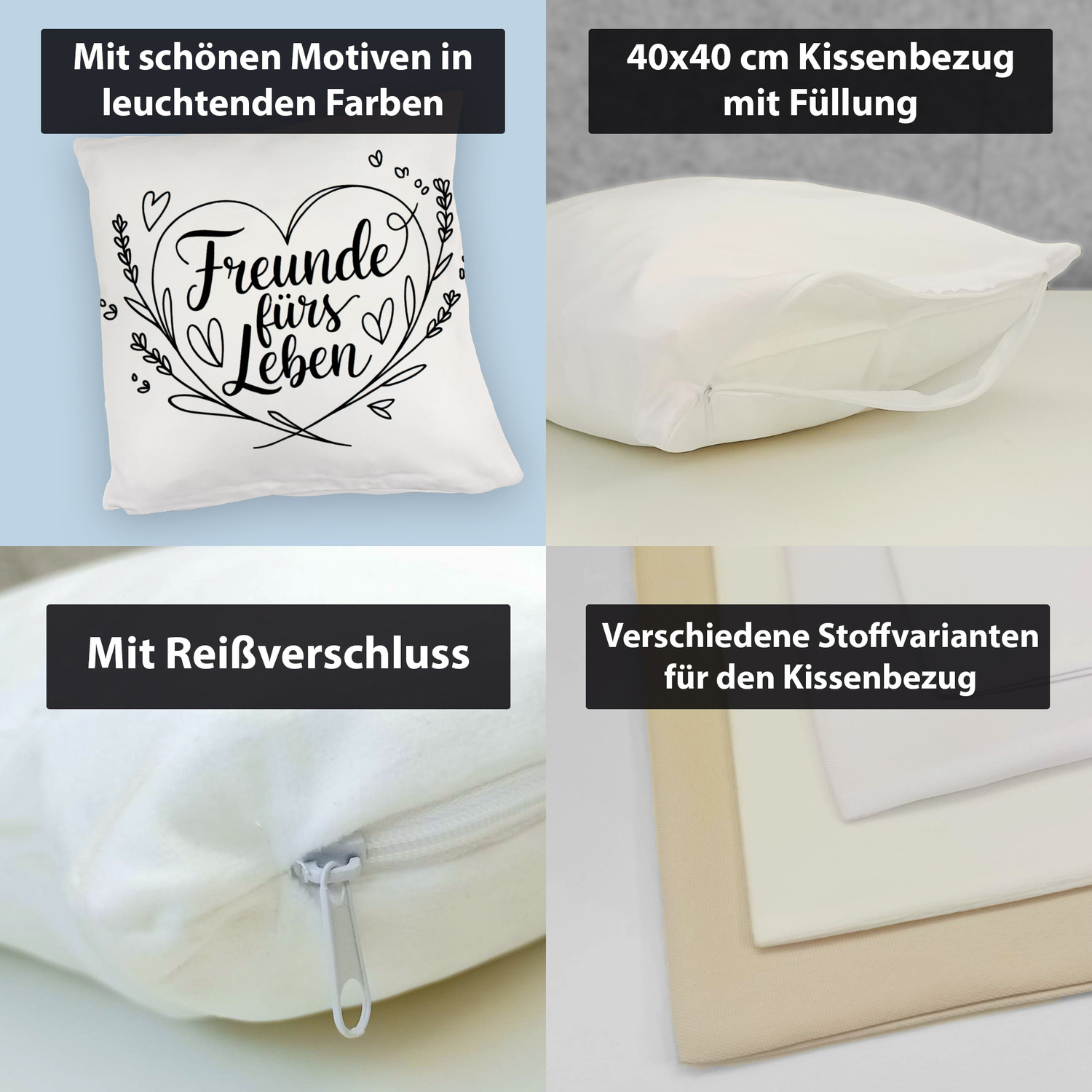 Freunde fürs Leben Kissen Beste Freunde - Bild 40 von 40